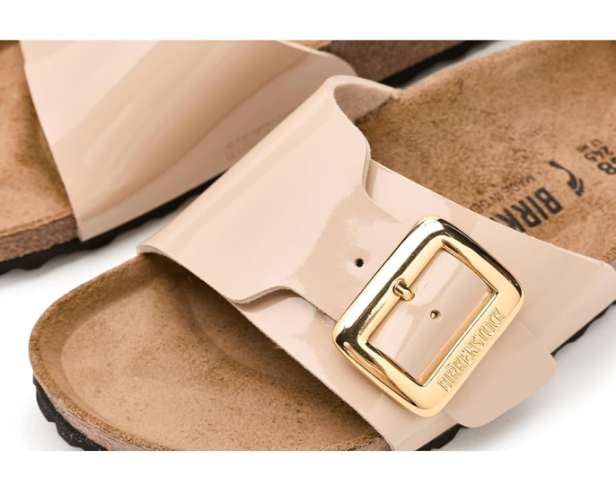 Сандалии Catalina Luxe Buckle с лаковой отделкой от Birkenstock