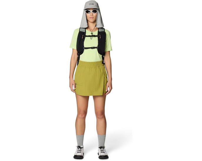 Шорты-юбка Stryder™ Skort от Mountain Hardwear с защитой UPF 50 и водоотталкивающей пропиткой