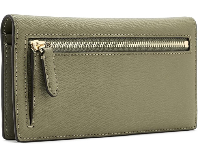 Тонкий кожаный бумажник Lauren Ralph Lauren Crosshatch