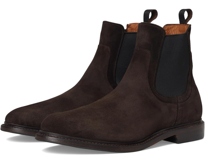 Челси ботинки Tanner от Allen Edmonds из замши с эластичными вставками и кожаной подошвой