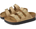 Сандалии Florida Platform от Birkenstock из нубука на платформе