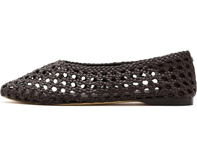 Балетки Sam Edelman Shira с плетеной кожей и квадратным носком