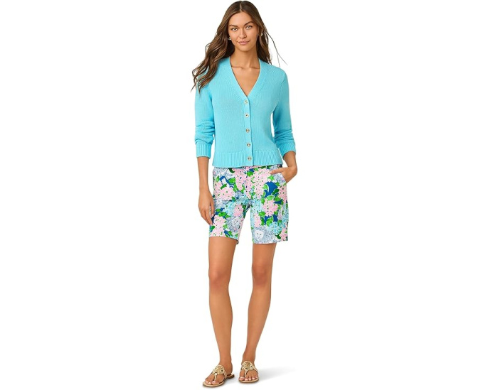 Шорты Lilly Pulitzer Natia средней посадки с фирменным принтом