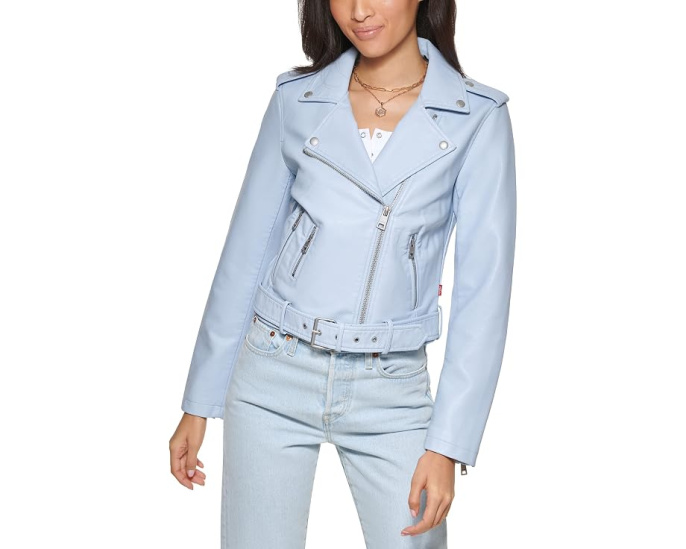 Куртка Levi's из экокожи в мотостиле