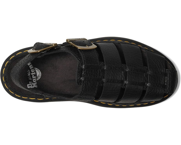 Сандалии Dr. Martens Wrenlie на платформе Quad Shore с пряжкой