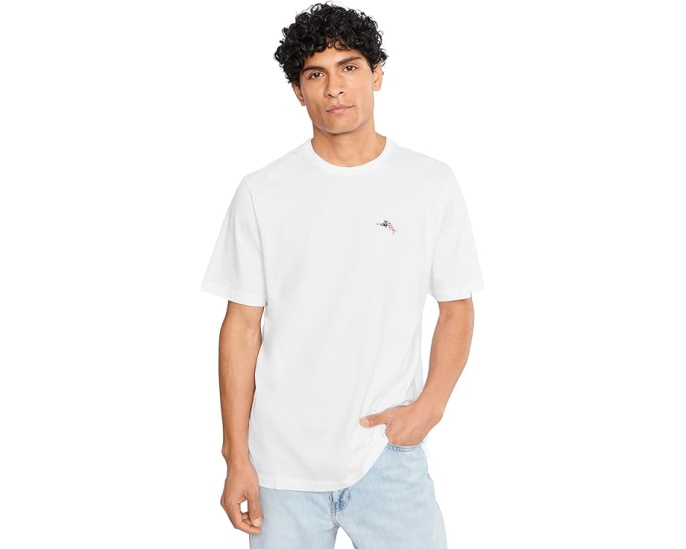 Футболка Tommy Bahama Bali Skyline Americana с коротким рукавом из пима-хлопка