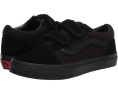 Детские кроссовки Vans Old Skool V на липучках с платформой и усиленным носком