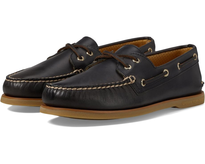 Ботинки Sperry Gold AO 2 Eye из цельной кожи с каблуком и стелькой Ortholite