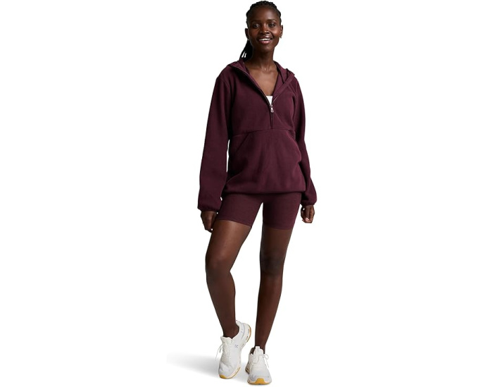 Beyond Yoga Толстовка 2.0 Urban Explorer Half Zip с капюшоном и карманом кенгуру
