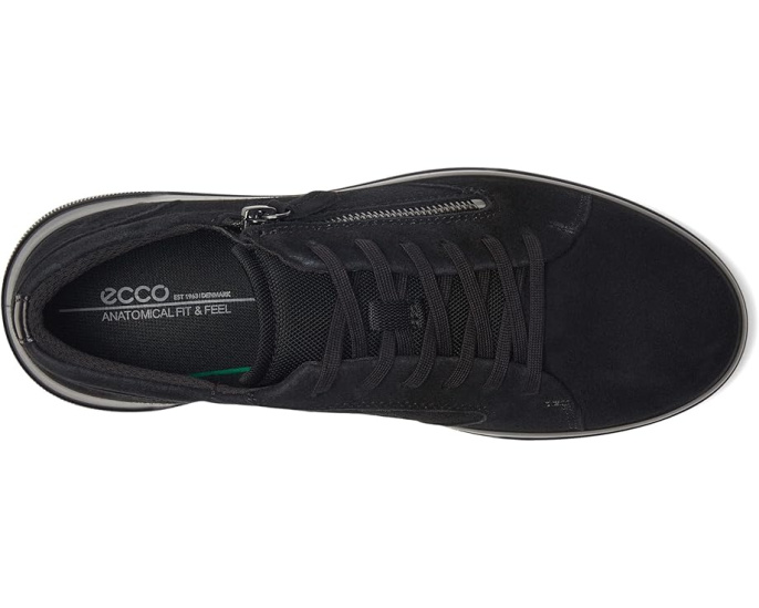 Кроссовки ECCO Move Zip Lace Sneaker из кожи с технологией FLUIDFORM