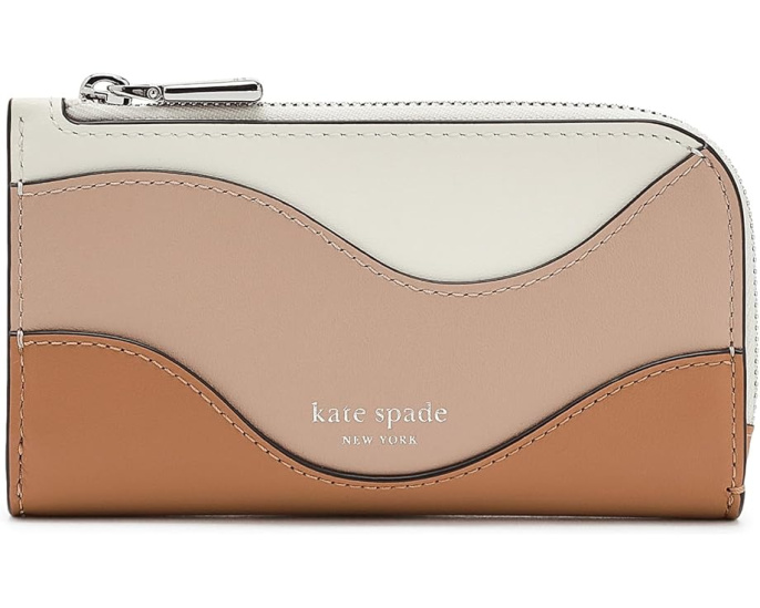 Женский кошелек Devin Wavy Leather Small Bifold от Kate Spade New York