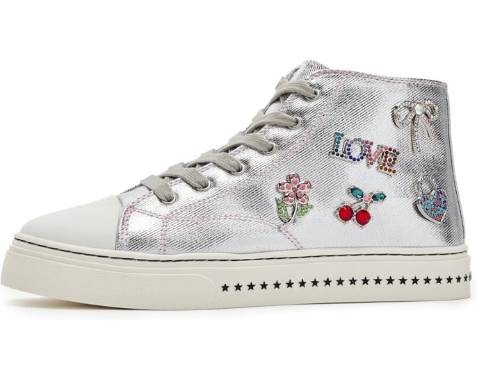 Детские кроссовки Steve Madden Kids Joycee на платформе с нашивками