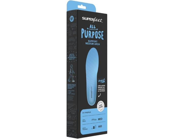 Стельки Superfeet All-Purpose Support Medium Arch Blue