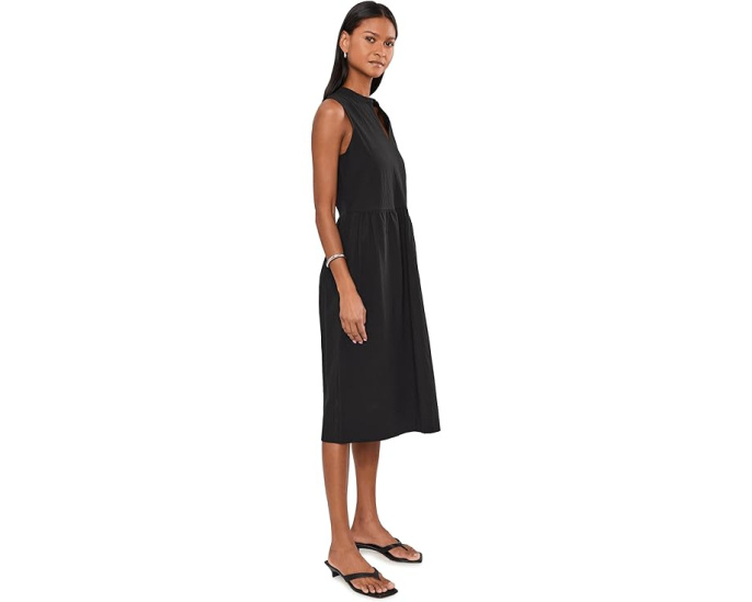 Платье Eileen Fisher Organic Cotton Pucker Calf Length из органического хлопка