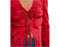 Топ Free People Bali Ariel с V-образным вырезом и вышивкой