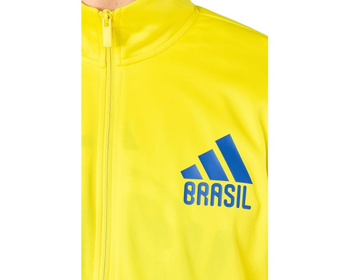 Олимпийка Adidas Brazil Olp ярко-желтая