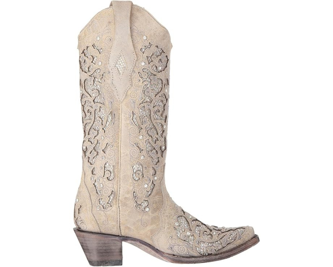 Ковбойские сапоги Corral Boots A3322 с кристаллами и тиснением