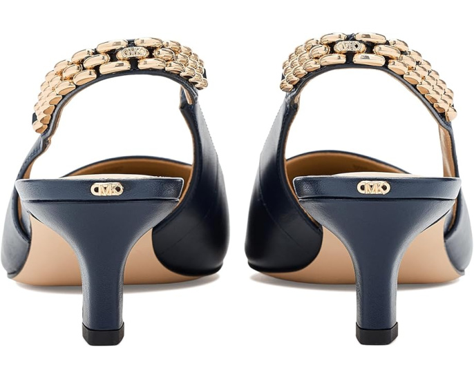 MICHAEL Michael Kors туфли Marcia Kitten Sling Pumps с цепочкой на шпильке