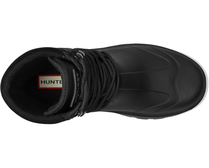 Водонепроницаемые ботинки Hunter London средней высоты на шнуровке