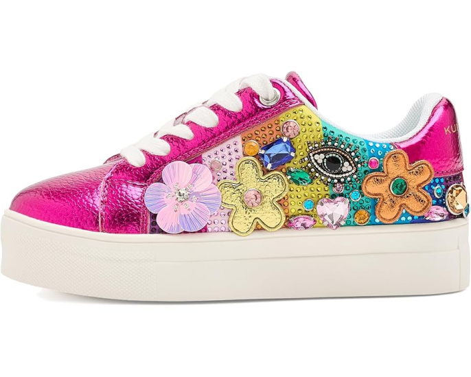 Кроссовки Kurt Geiger London Kids Mini Laney Tutti Frutti с яркой отделкой