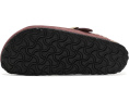 Клоги Birkenstock Boston Rivets с заклепками из замши перцового цвета