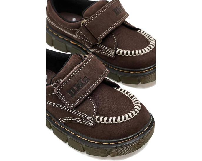 Кроссовки Dr. Martens Raffe Moc Shoes J с липучкой для детей