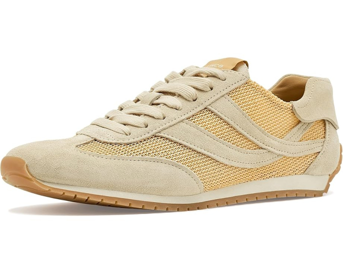 Кроссовки Vince Oasis Runner Raffia-W на шнуровке с текстурой рафии
