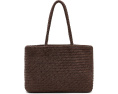 Suede Handwoven Leather Tote