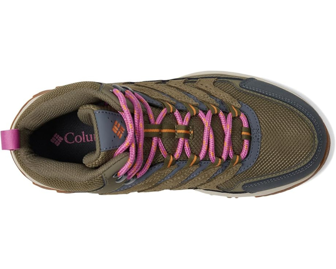 Columbia Strata Trail Mid Wp водонепроницаемые треккинговые ботинки с подошвой Omni-Grip