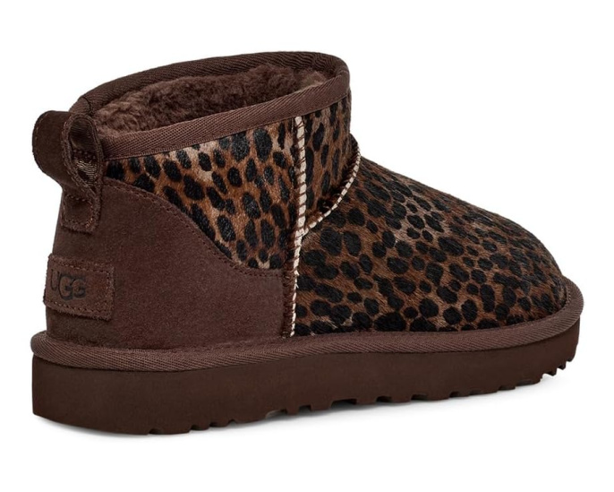 Ботинки UGG Classic Ultra Mini Caspian из телячьей кожи с уникальным принтом