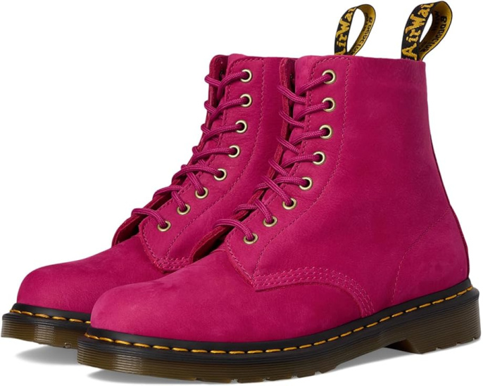 Ботинки Dr. Martens 1460 Pascal с двойной платформой и классической строчкой