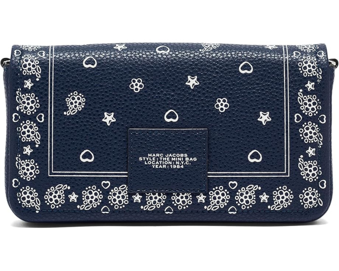Мини сумка The Bandana Mini с откидным клапаном и съемным ремнем Marc Jacobs
