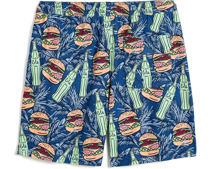 Детские плавки Printed Chappy Trunks от Vineyard Vines Kids с сетчатой подкладкой
