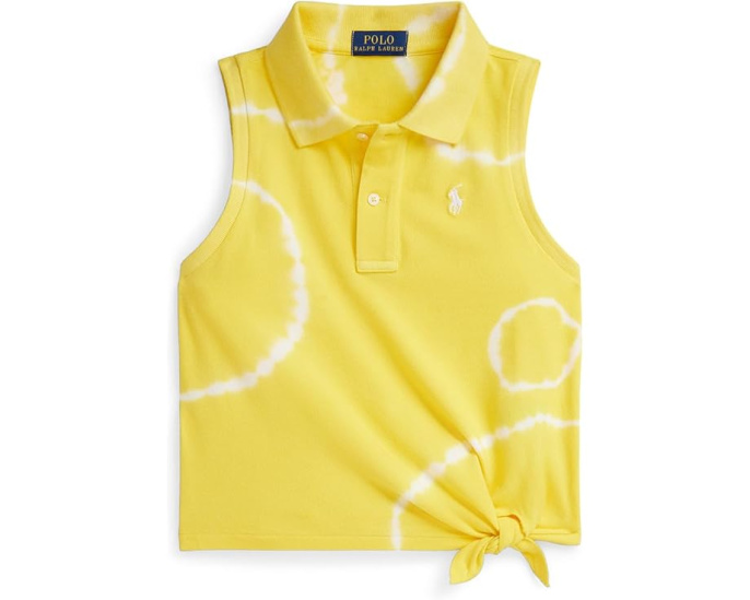 Polo Ralph Lauren стильная дышащая рубашка поло с узелком