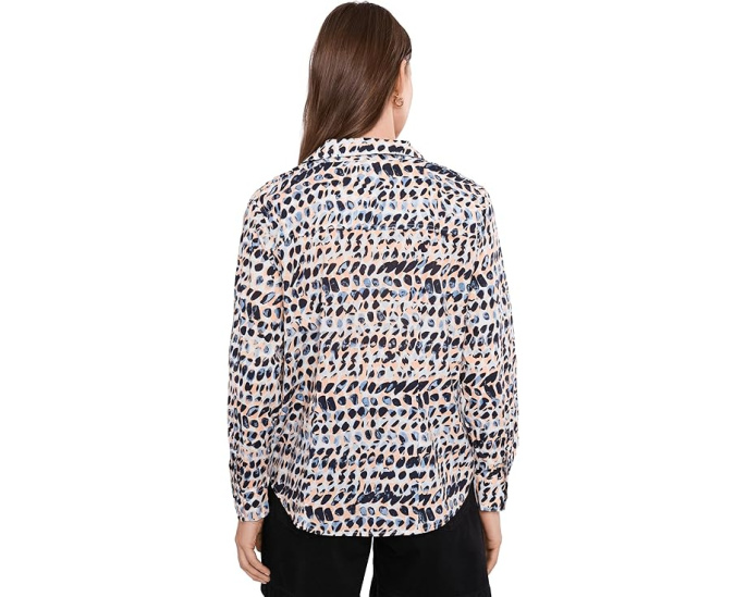 Хлопковая рубашка Spotted Core Cotton от NIC+ZOE с принтом