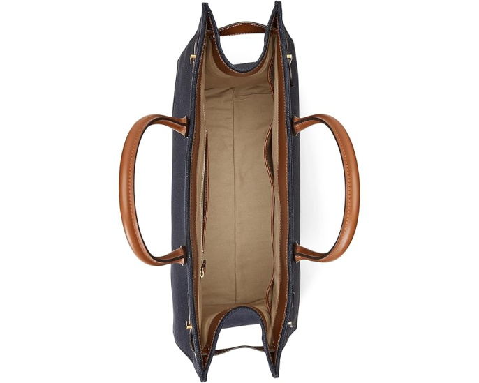 Сумка-тоут Lauren Ralph Lauren Print Canvas Large Devyn с цветочным принтом