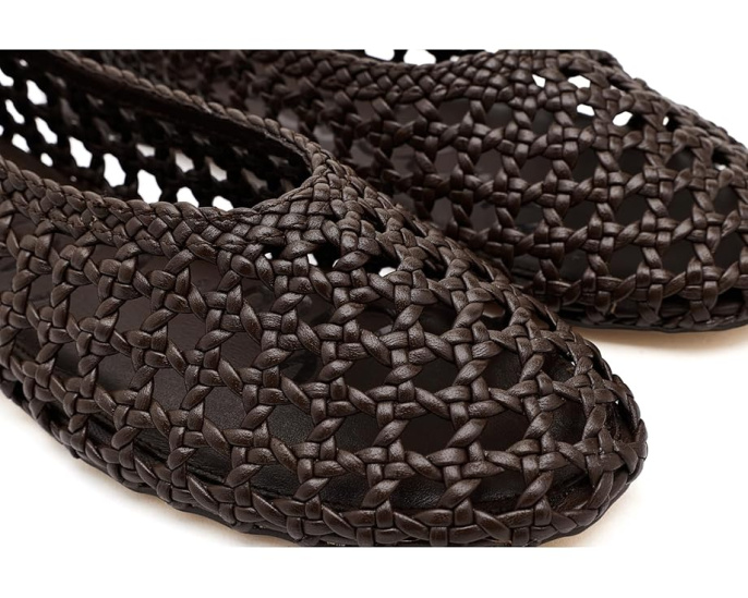 Балетки Sam Edelman Shira с плетеной кожей и квадратным носком