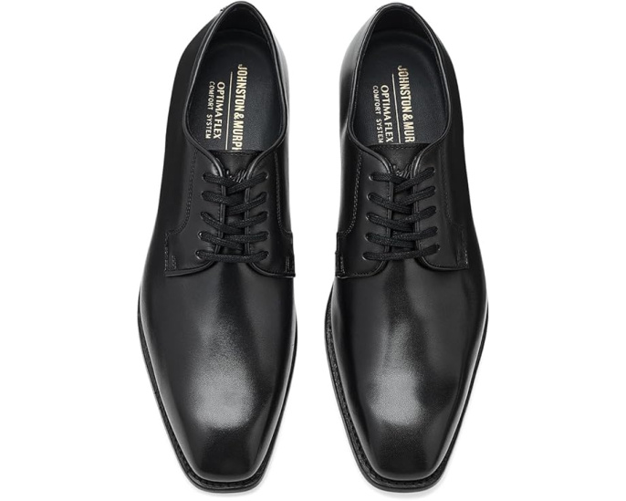 Туфли Oxford Ashton Plain Toe Johnston & Murphy из цельно зернистой кожи