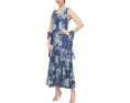Платье Alex Evenings Tea Length Chiffon Burnout