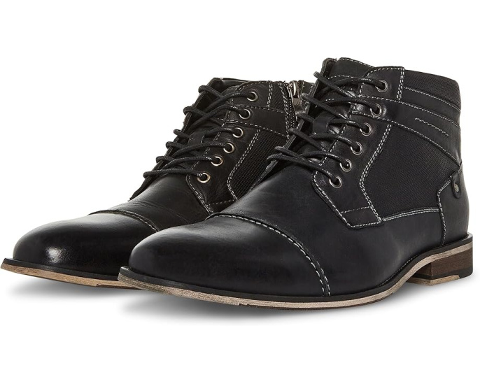 Ботинки Steve Madden Jotter с комбинированной шнуровкой и молнией