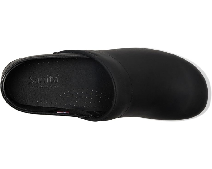 Рабочие сабо Sanita Professional из промасленной нубуковой кожи