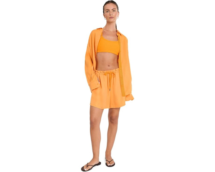 Beyond Yoga Sunkissed Cupro шорты на кулиске Bright Citrus