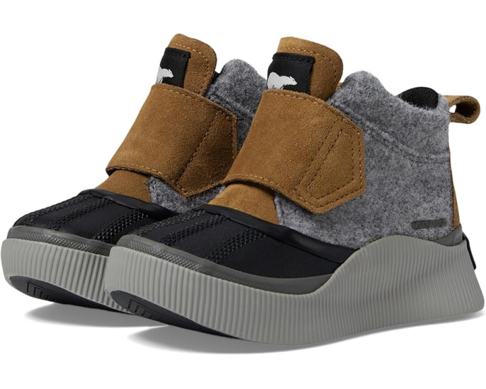 Детские ботинки SOREL Childrens Out N About IV Strap WP на липучке с водонепроницаемой подошвой