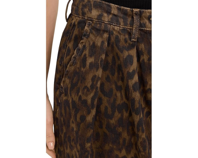 Джинсовые брюки Becca Denim Trousers от AllSaints с анималистичным принтом