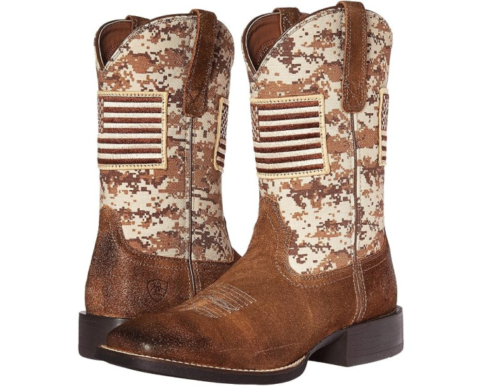 Ariat Sport Patriot казачьи сапоги с флагом США