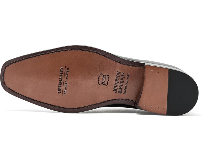 Туфли Oxford Ashton Plain Toe Johnston & Murphy из цельно зернистой кожи