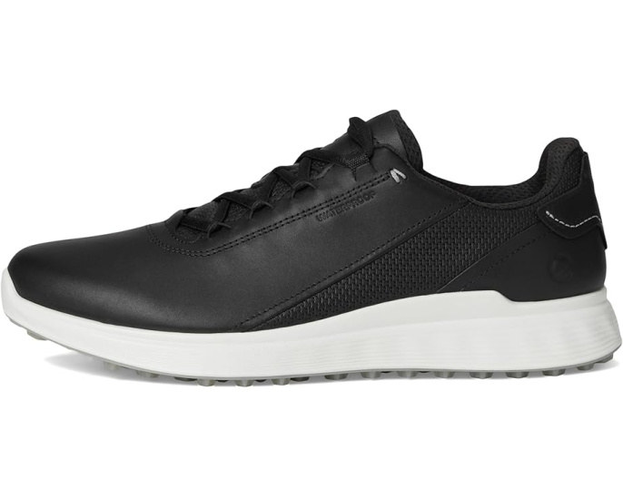 Водонепроницаемые гольф-ботинки ECCO S Casual Lace с перфорацией и технологией ECCO FLUIDFORM
