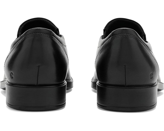 ECCO Milan лоферы с квадратным носком черные