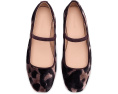 Greta Elastic Mary Jane - Leopard Velvet