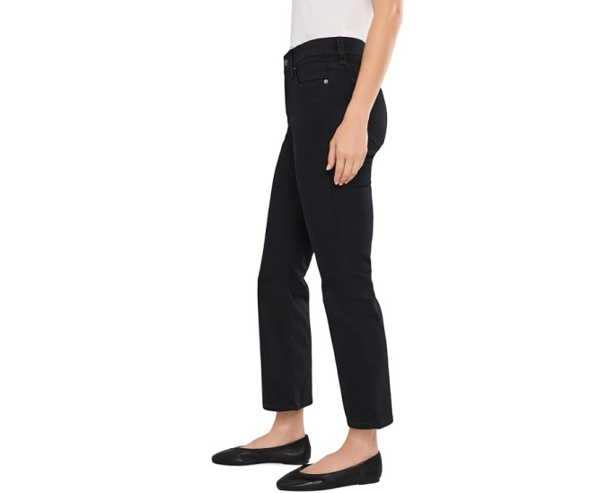Джинсы Madewell Stretch Flare Crop в черном цвете